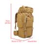 Popular Products Large Capacity Hiking Camping Pack Bag Rucksack Waterproof Climbing Bag 70L With Inventory Items