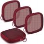Travel Portable Nylon Mesh Toiletry Make Up Bag Zipper Makeup Pouch Mesh Cosmetic Bag