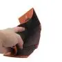 Custom Carbon Fiber Trifold Wallets For Men RFID, Genuine Leather Slim Mens Wallet With ID Window Front Pocket Wallet Gifts