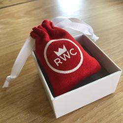 Small Cotton Jewelry Packaging Bag Soft Red Cotton Jewelry Packaging Pouch
