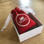 Small Cotton Jewelry Packaging Bag Soft Red Cotton Jewelry Packaging Pouch