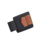 Slim Minimalist Front Pocket Wallet For Men and Women Genuine Leather Elastic Card Wallet