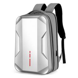 ZWY223 New Men Mechanical PC Wind Hard Shell Backpack Daily Business Work Laptop Backpack Multi-pocket Cool Boy Shoulder Bag