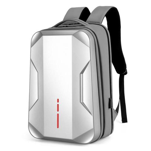 ZWY223 New Men Mechanical PC Wind Hard Shell Backpack Daily Business Work Laptop Backpack Multi-pocket Cool Boy Shoulder Bag