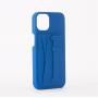 Luxury Designer Genuine Leather Mobile Phone Cover Case With Card Holder Finger Handle For Iphone 13 pro max