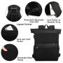 2023 LOVEVOOK Stylish roll top backpack University school boys girls Anti-Theft Bag travel business laptop backpacks with usb