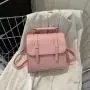 Simple shoulder backpack for women, college style bag, women's bag, new fashion and leisure shoulder and handbag