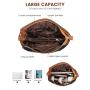 LOVEVOOK New Fashion Designer Canvas PU leather Handbags High Quality Lady Shoulder Bag Purse Large Capacity Hobo Bags for Women