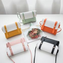 Korean Version Personality Rivet Color Single Shoulder Crossbody Bag Fashion Women's Small Square Bag Cross-border Bag