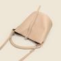 2024 Custom LOW MOQ Leather Bucket Bag Handbag For Women Ladies With Small Clutch