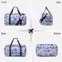 2021 2pcs waterproof Weekender Bags for Women Gym Travel Tote Bag with Shoe Compartment Large Floral Carry on Travel Duffel Bags