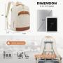 Fashion Quilted business lightweight smart USB Port rucksack 15.6in commute college school bag custom anti theft laptop backpack
