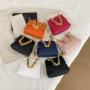 2024 New Foreign Style Small Gold Chain One-shoulder Portable Oblique Cross Bag Foreign Trade Niche Women's Bag Fashion Lady Bag