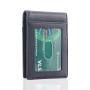 Custom leather money clip wallet leather slim wallet RFID smart wallet with money clips