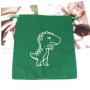Reusable Organic Custom Logo Printing Green Pink Cotton Toy Balloon Packaging Drawstring Dust Bag Promotion Muslin Pouch