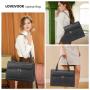 LOVEVOOK 2024 retro computer handbag high quality women's daily office shoulder bag for school travel work women laptop tote Bag