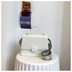 Fashionable and Simple Handbag Women's 2022 Autumn and Winter New Vintage One Shoulder Crossbody Bag Korean Flap Small Square Ba