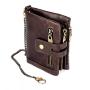 Men's wallet Multi-position wallet Business short check horizontal zipper wallet bag