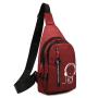 Wholesale Custom Luminous Logo Crossbody Bag Fashion Outdoor Sports Casual Shoulder Chest Bag
