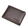ZR221 Genuine Leather Men's Business Wallet, Pigskin Short Wallet, Vintage Creative and Versatile Card Bag for Father
