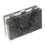 Transparent Evening luxury Shoulder handbags Crossbody clutch acrylic chain bags womens pvc purses clear black