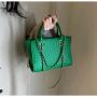 2024 high quality fashion popular compilation design women's bag chain small square bag single shoulder bags for women handbag