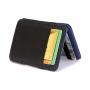 ZHF000 Hot sale PU men's flip magic wallet cross pattern men's wallet fashion wallet short card bag wholesale