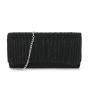 Wholesale Women's Bags Wallet Glitter Clutch Bag Striped Pleated Evening Bag Ladies Clutch