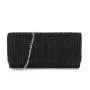Wholesale Women's Bags Wallet Glitter Clutch Bag Striped Pleated Evening Bag Ladies Clutch