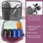 Gelory Bento Take Away Bag Lunch Box Large Insulated Freezable Cooler Bag Waterproof For Office Work Picnic