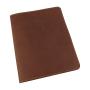 Customized Leather Dairy Agenda Cover Refillable Handmade Genuine Leather Notebook Cover for A5 A6
