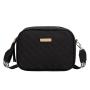 Embossed camera bag new 2024 ladies printed shoulder bag strap female women's crossbody cell phone bag