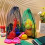 Nylon Mesh Golf Ball Bag Drawstring Basketball Soccer Net Bag Customized Mesh Laundry Bag