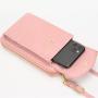 HR190 New Trend Mobile Phone Card Holder Bag Pu Fashionable Birthday Gift Wallet Multifunctional Women'S Long Crossbody Wallet