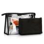 PVC Travel Toiletry Makeup Pouch Custom Logo Multicolor Clear Transparent Travel Zipper Cosmetic Bag Set