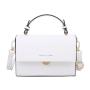 2022 New Fashion Women's Bag High Texture Pu Solid Color Lock Women's Handbag Leisure Simple Single Shoulder Messenger Bag