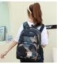 ZR900 Fashion Schoolbag Sets Student Backpack Lunch Bag Boy Girl Senior High Quantity Nylon 3-piece-set Laptop Bag Travel