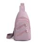 Wholesale Outdoor Sports Mobile Phone Bag Female Waist Crossbody Bag Custom Logo Nylon Leopard Print Women's Chest Bags