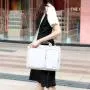 HR739 Laptop Handbag Large Front Pocket Storage Accessories Polyester Protective Briefcase Lint Business Office Document Bag