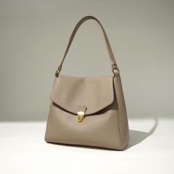 New top layer cowhide versatile single shoulder crossbody large capacity women's bag