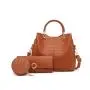 New Vintage Fashion Crocodile Pattern Three Piece Set Mother Bag