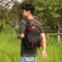 HR368 New Fashion Trend Outdoor Sports Mountaineering Backpack Picnic Waterproof Soft Backpack Solid Color Casual Nylon Backpack