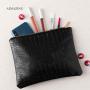 African Girls Makeup Bag Bridesmaid Leather Cosmetic Bag Customize Blank Cosmetic Bag Of Makeup Puffs