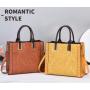 ZR643 Woman Bag Handbag Retro PU Fashion Female Portable Big High Quality Shoulder Underarm Bag Girl Versatile Tote Bag Shopping