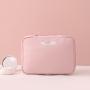Gelory Cosmetic Bag women's large capacity cosmetic storage bag portable cosmetic  wash bag