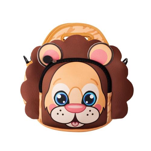 Customized Products Insulation Kids Lunch Bag with Strap Thermal Insulated Zipped Pocket Nursery School Cooler