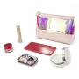 Custom Waterproof PVC Travel Women Toiletry Makeup Bag Custom Logo Holographic TPU Make Up Cosmetic Packaging Bags Or Pouches
