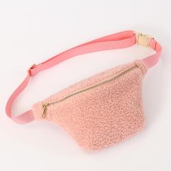 Keymay Bag Teddy Waist Bag Outdoor Sports Running Waterproof Belt Pouch Purse Men Ladies Fanny Pack Custom