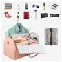 Convenient Carry-on Travel Bag Large Capacity PU Leather Luggage Bag Women's Fashion Travel Handbag