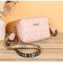 Heart-shaped embroidery women bags pu leather small crossbody messenger bags women 2024 factory wholesale women's shoulder bag